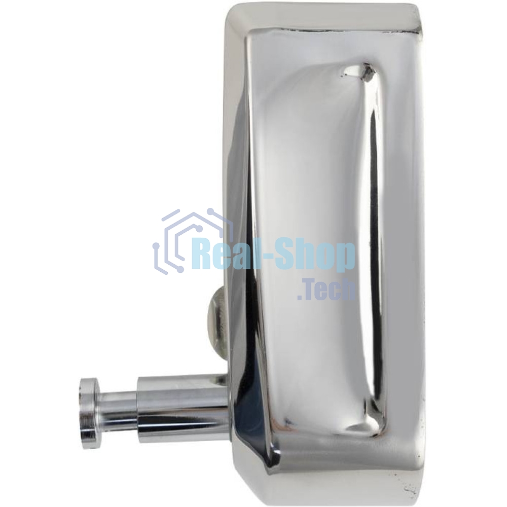 Дозатор жидкого мыла настенный, металический с глазком, из нерж.стали 201, на 500 мл ХРОМ BRIMIX 643