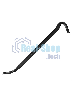 Лом-гвоздодер двухсторонный усиленный Deli DL448901 600 мм, углы наклона 30° и 60°, овальный паз с углами 30° и 68°, шестигранная форма