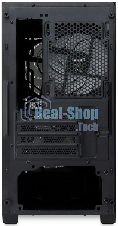 Компьютерный корпус без блока питания HSPD M320, Mesh Mini-tower, черный, slide TG, 0.45 SPCC, 2x140мм ARGb+1x120мм ARGb mATX, mITX 160/340/184мм 2x2.5