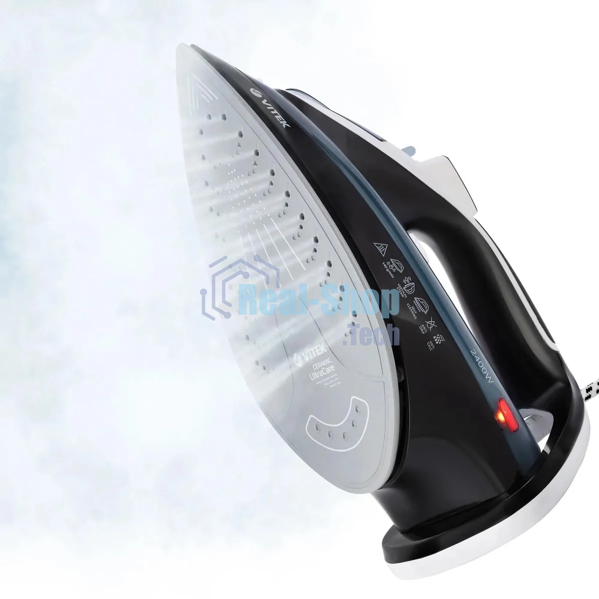 Утюг Vitek VT-8304 2400 Вт черный/белый/синий