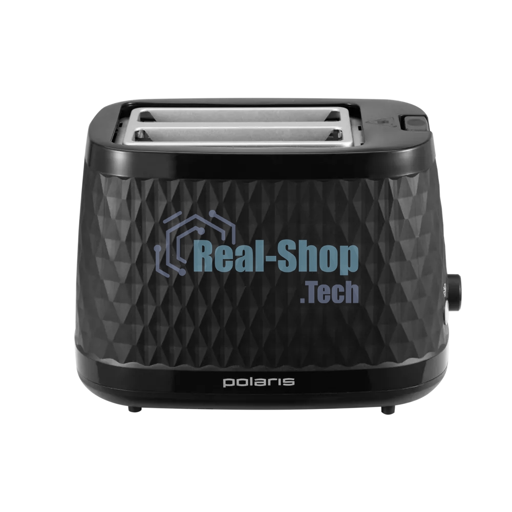 Тостер Polaris PET-0734 черный, 900 Вт, 2 слота