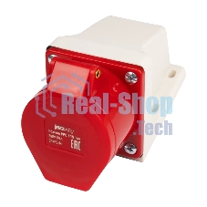 Розетка стационарная для наружной установки PPC 115 3Р+РЕ+N 16А 380В IP44 Jazzway