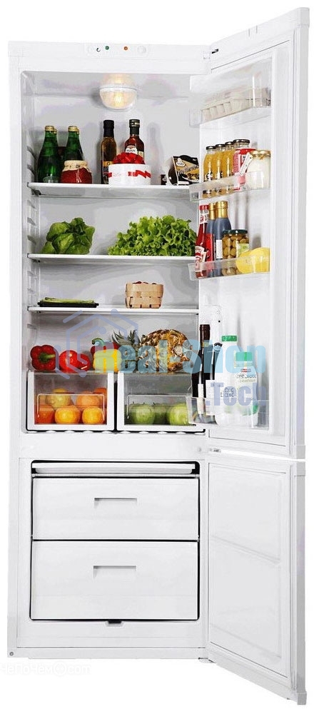 Холодильник ОРСК-163 B белый двухкамерный 220/110л морозилка снизу