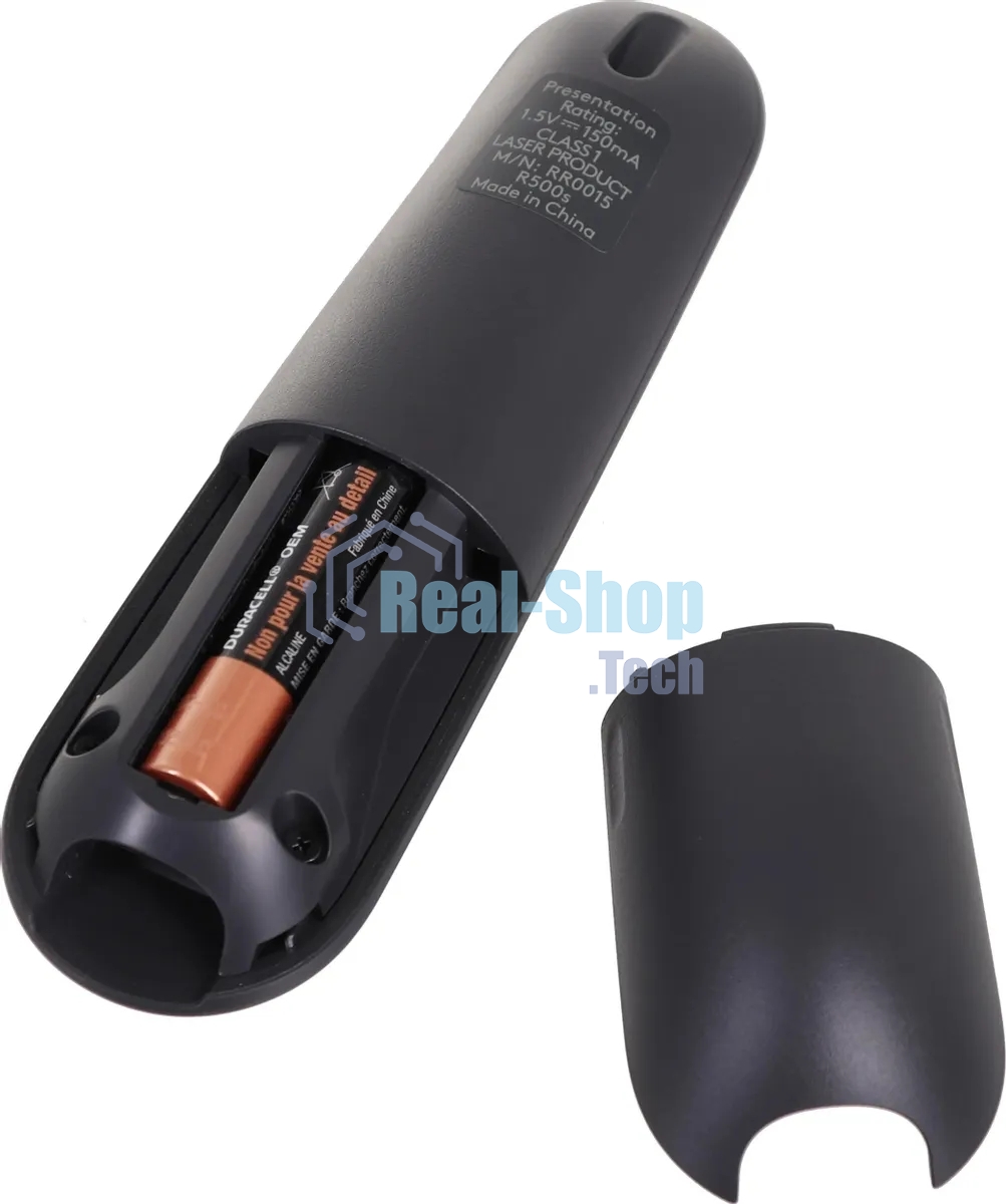 Презентер Logitech R500s Graphite черный, Bluetooth + 2.4 GHz, USB-ресивер, 3 программируемых кнопки, лазерная указка