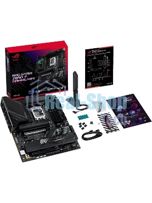 Материнская плата ASUS ROG STRIX Z890-F GAMING WIFI, LGA 1851, Intel Z890, 4xDDR5, 4xSATA, 5xM.2, 1xPCIe 5.0 x16, 1xPCIe 4.0 x4, 1xHDMI, 1xDP, 2xUSB-C, 1x 2.5Gb LAN, 4xUSB-A 3.2 Gen 1, 4xUSB-A 3.2 Gen 2, 2xUSB-A 2.0, 2xUSB-C Thunderbolt 4, 2x3.5 мм, 7.1, ATX