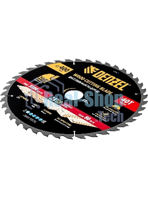 Пильный диск по дереву Denzel ф400 х 50 мм, 40 зубьев