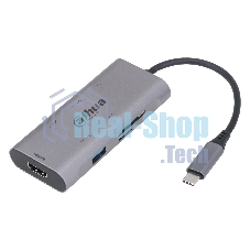 USB-концентратор Dahua TC37, USB Type-C, USB 3.0 + HDMI + SD/TF + PD Docking Station, USB