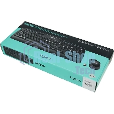 Комплект клавиатура + мышь Logitech MK330 клав:черный мышь:черный USB беспроводная Multimedia