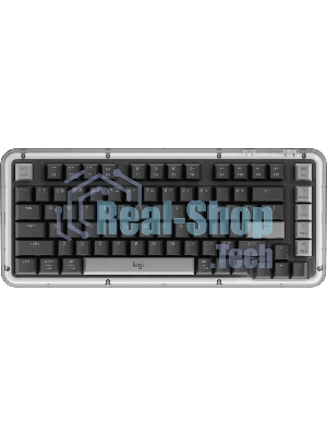 Клавиатура Logitech Alto Keys K75M беспроводная, Bluetooth, радиоканал, серый
