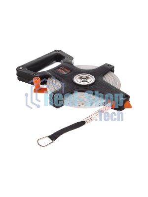 Рулетка геодезическая Sparta, 50 м х 12,5 мм, лента ПВХ, открытый корпус