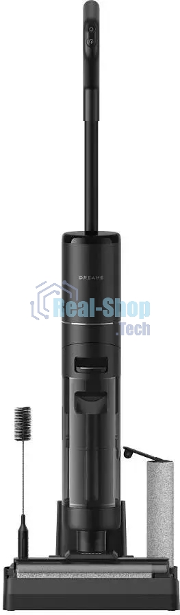 Пылесос вертикальный моющий Dreame Wet and Dry Vacuum H12S черный, питание от аккумулятора, 300 Вт, уборка влажная/сухая, пылесборник 0.7 л, работа от АКБ max 35 мин
