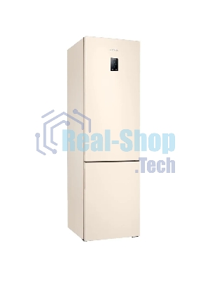 Холодильник Samsung RB37A5271EL/WT, бежевый двухкамерный 269/98л морозилка снизу, No Frost