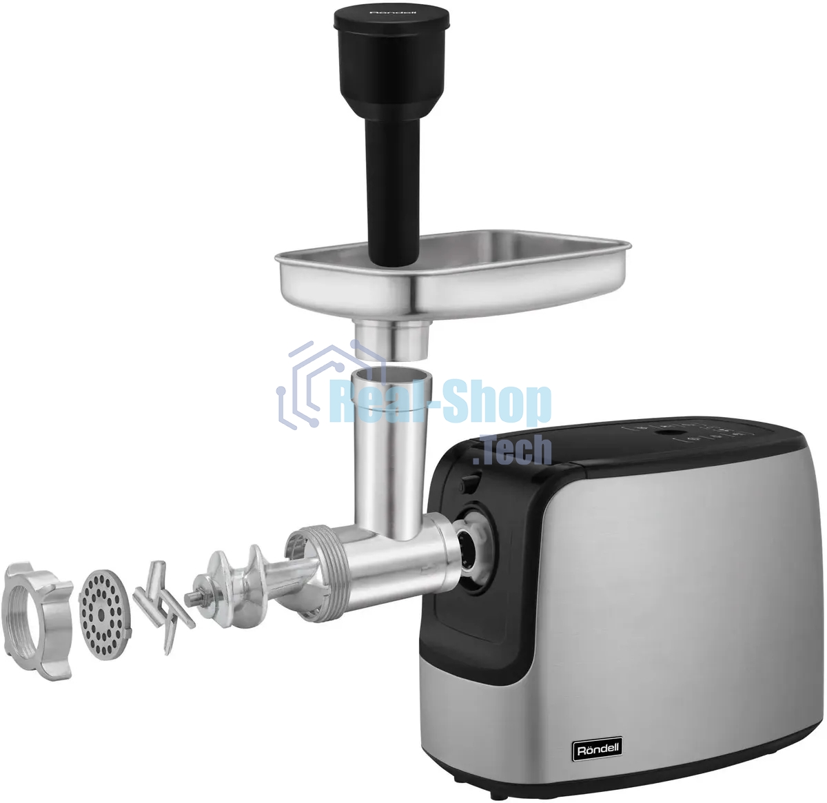 Мясорубка электрическая Rondell RDE-1458 стальной