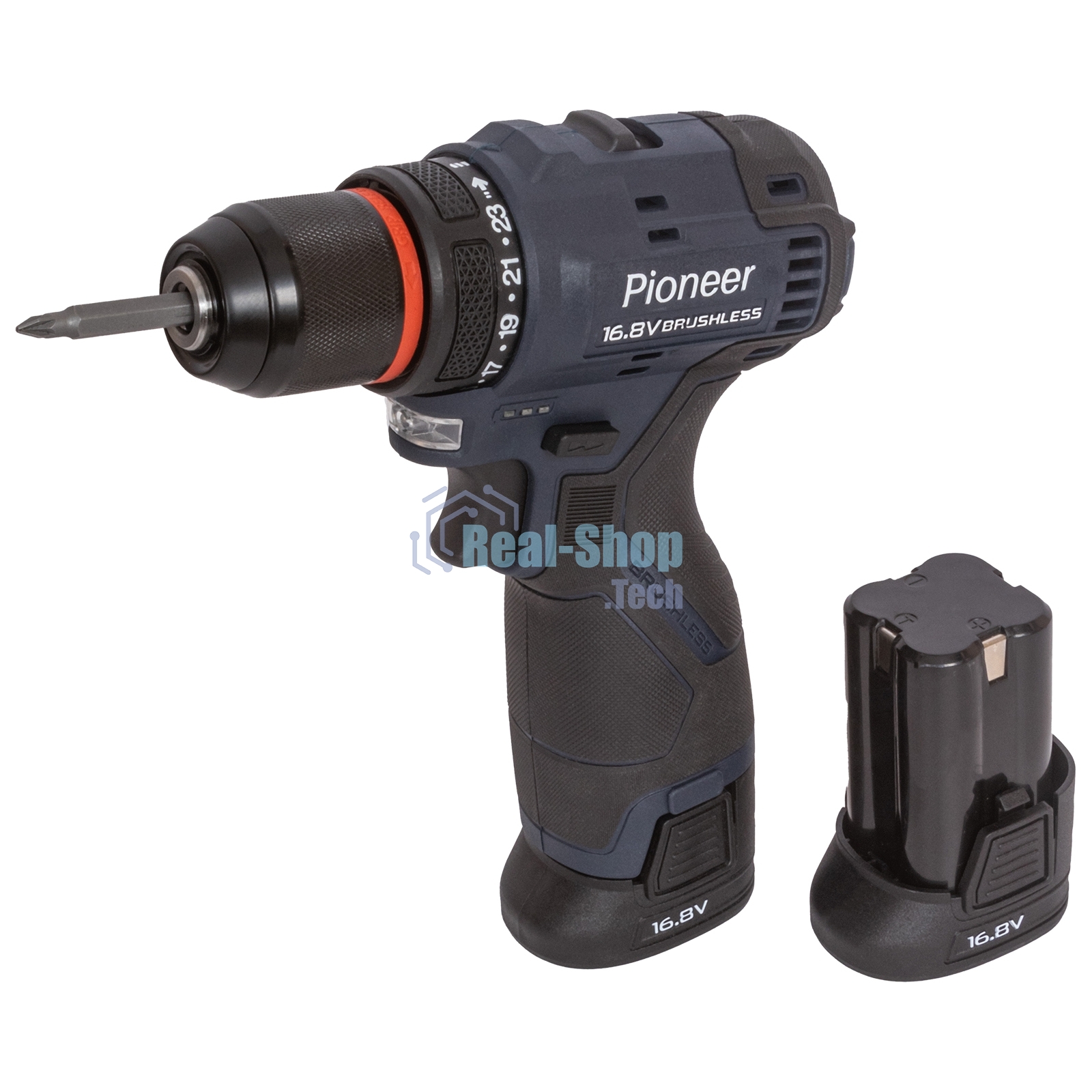 Дрель-шуруповерт аккумуляторная Pioneer CD-E1602BL-12C