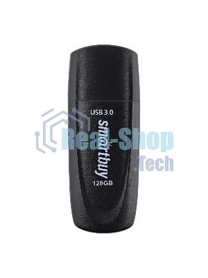 Флешка USB Smartbuy Scout black (SB128GB3SCK), 128Gb, USB 3.0, R/W 100/40, черный