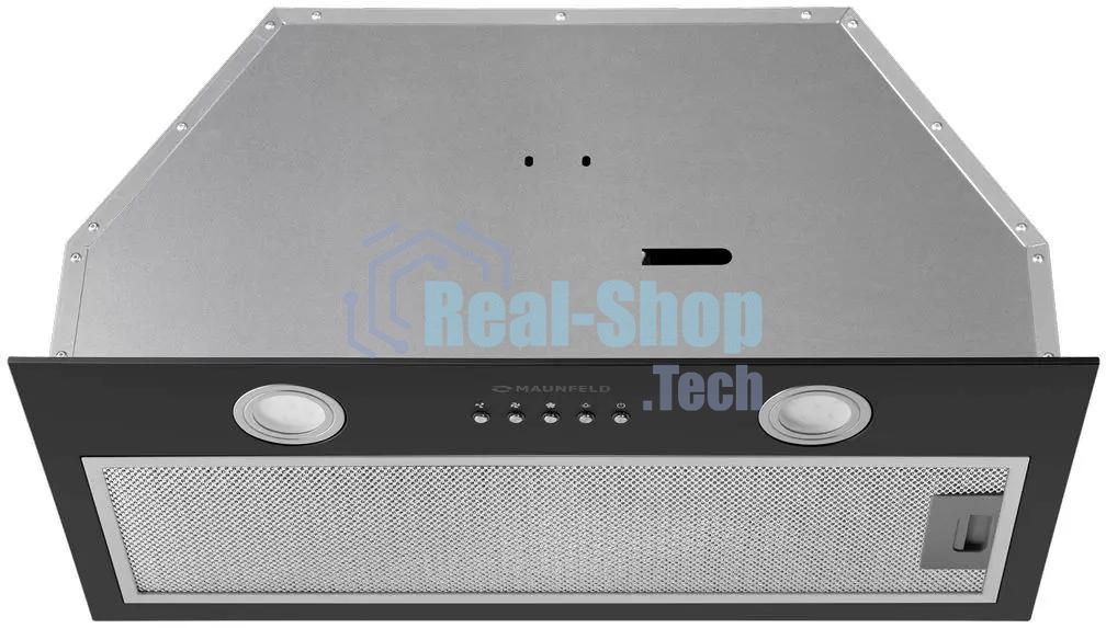 Вытяжка встраиваемая Maunfeld Trapeze 602M черный, 60 см, 1150 куб. м/ч, 54 дБ