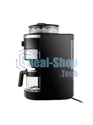Кофеварка капельная Maunfeld MF-731BK черный, исп. кофе - зерновой/молотый, 0.83 л, 820 Вт.