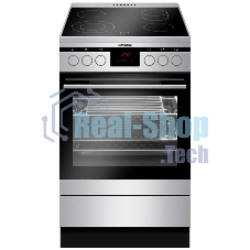 Плита электрическая Hansa FCCX58225 серебристый, конфорок 4 шт, духовка 65 л, 50 см x 85 см x 60 см