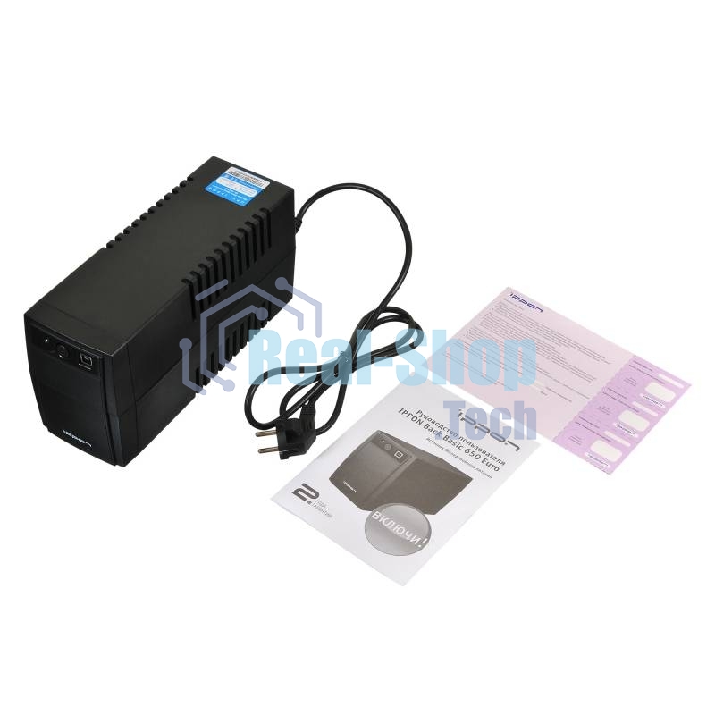Источник бесперебойного питания Ippon Back Basic 650 Euro 383323