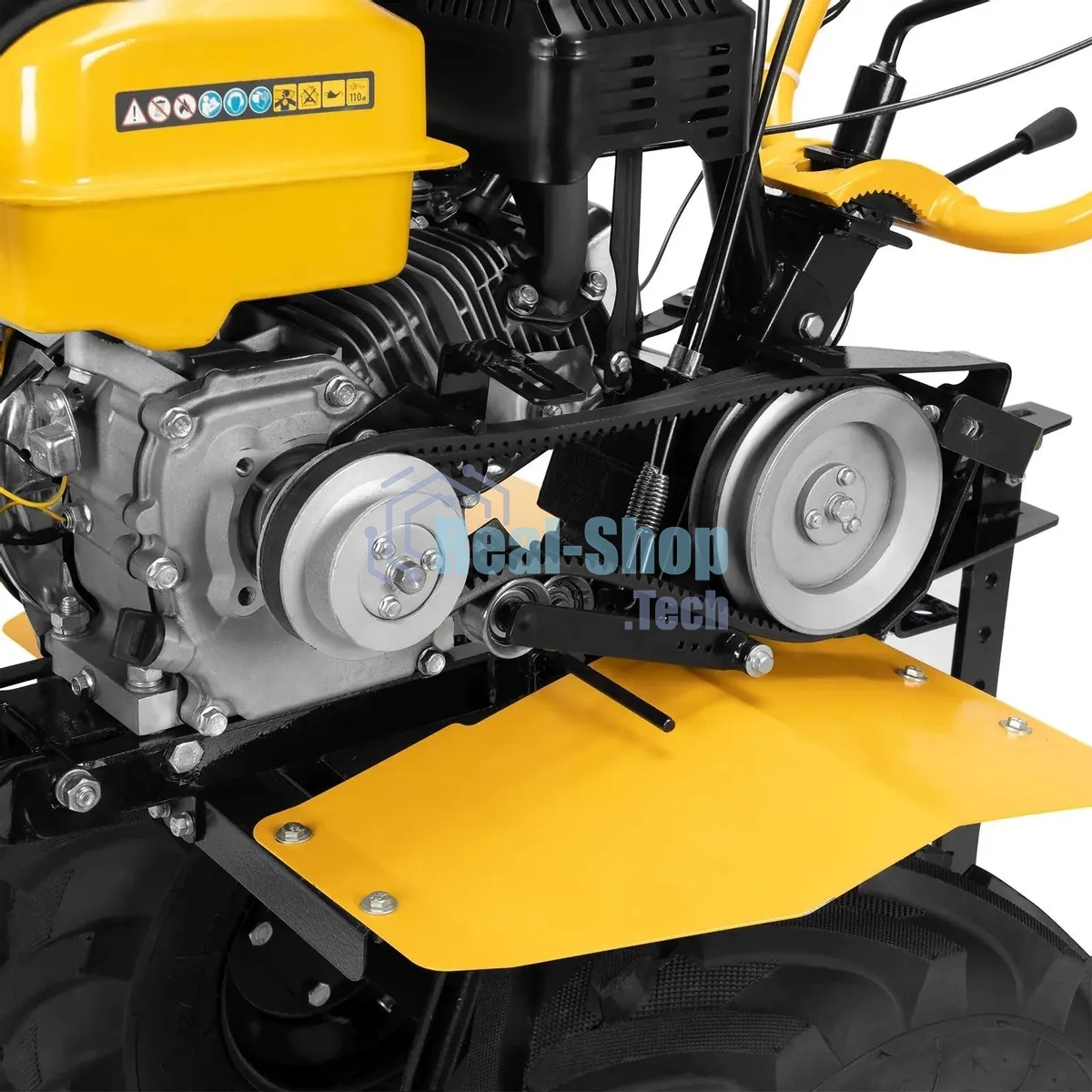 Мотоблок Denzel DPT-470S-PRO, 7 л.с., ремен.сцеп, фрез 3х4, ШОМ, передачи 4В/2Н