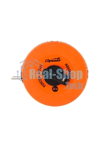 Рулетка геодезическая Sparta 20 м х 12,5 мм, лента ПВХ, закрытый круглый корпус