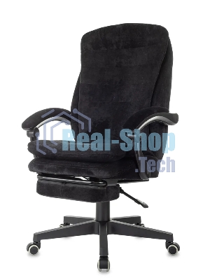 Кресло Бюрократ T-9950MSG-F/BLACK-PU черный, экокожа