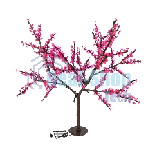 Светодиодное дерево Neon-night Сакура, высота 1,5м, диаметр кроны 1,8м, розовые светодиоды, IP65, понижающий трансформатор в комплекте