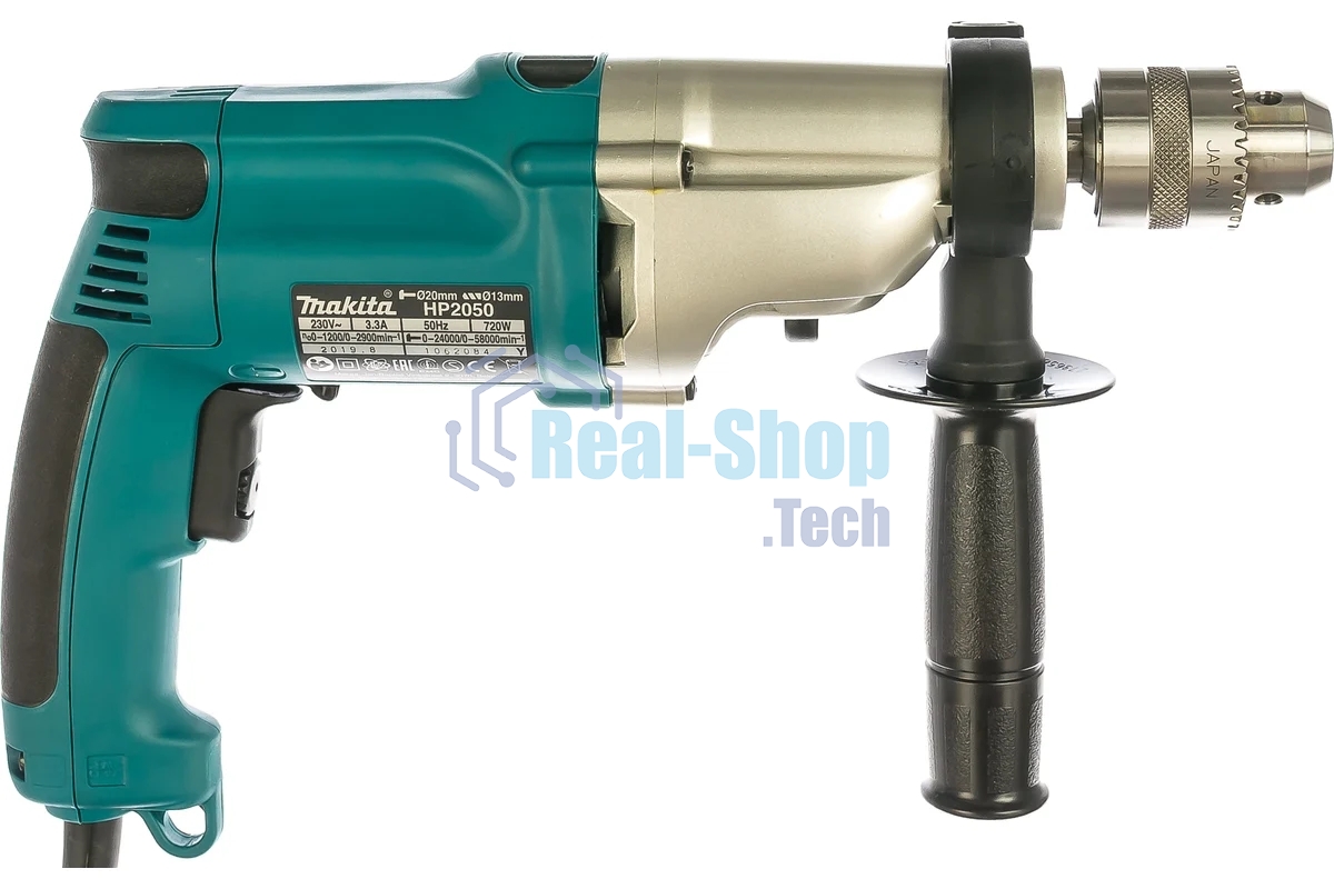 Дрель Makita HP2050, 720 Вт, сетевая, ударная