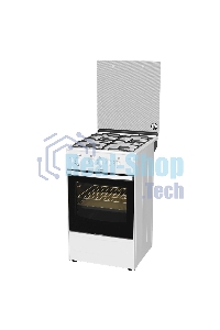 Плита газовая Darina 1B GM 341 107 W белый/черный, конфорок 4 шт, духовка 50 л, 50 см x 85 см x 56 см