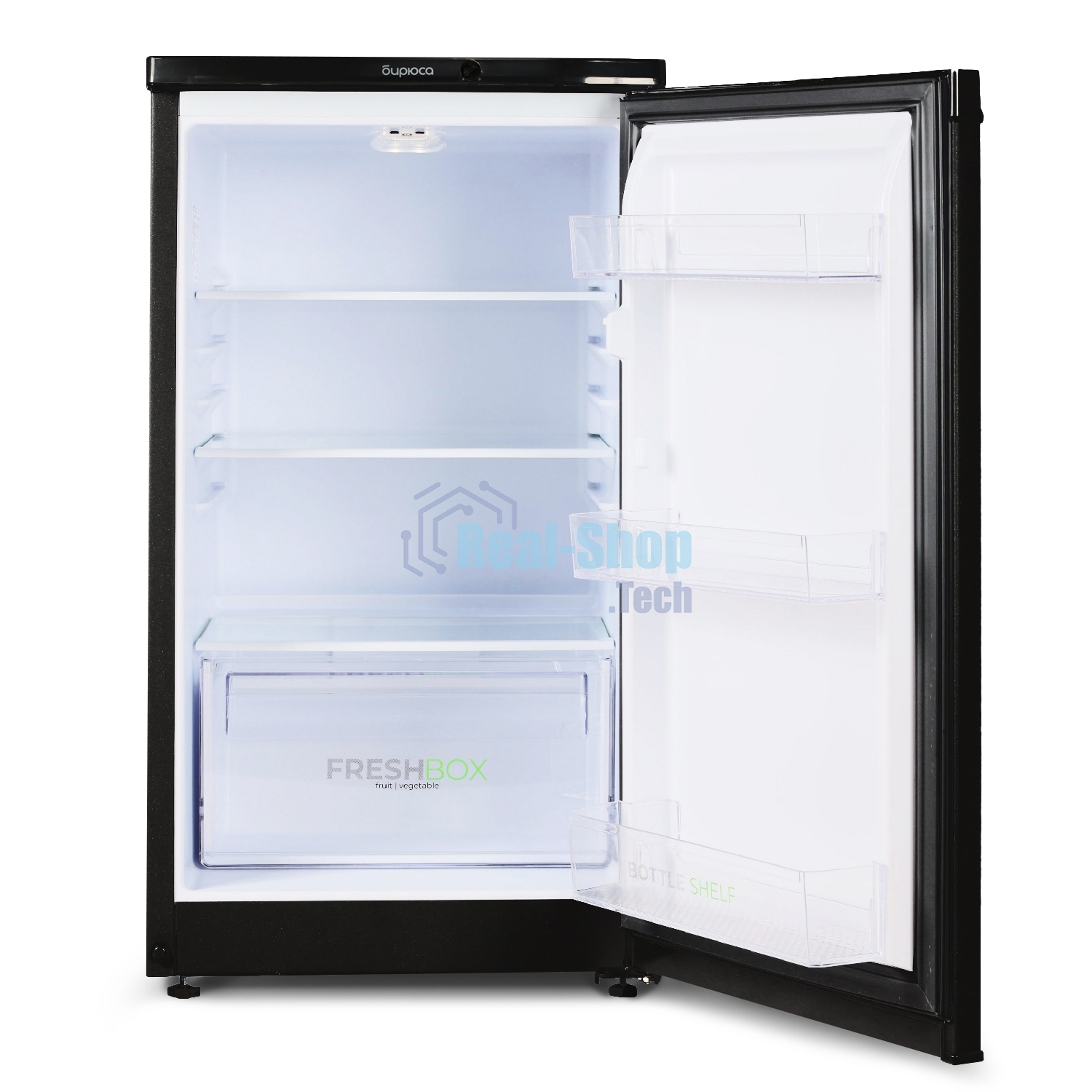 Холодильник Бирюса B409 черный однокамерный 115л