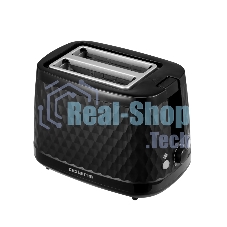 Тостер Polaris PET-0734 черный, 900 Вт, 2 слота
