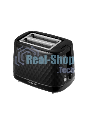 Тостер Polaris PET-0734 черный, 900 Вт, 2 слота