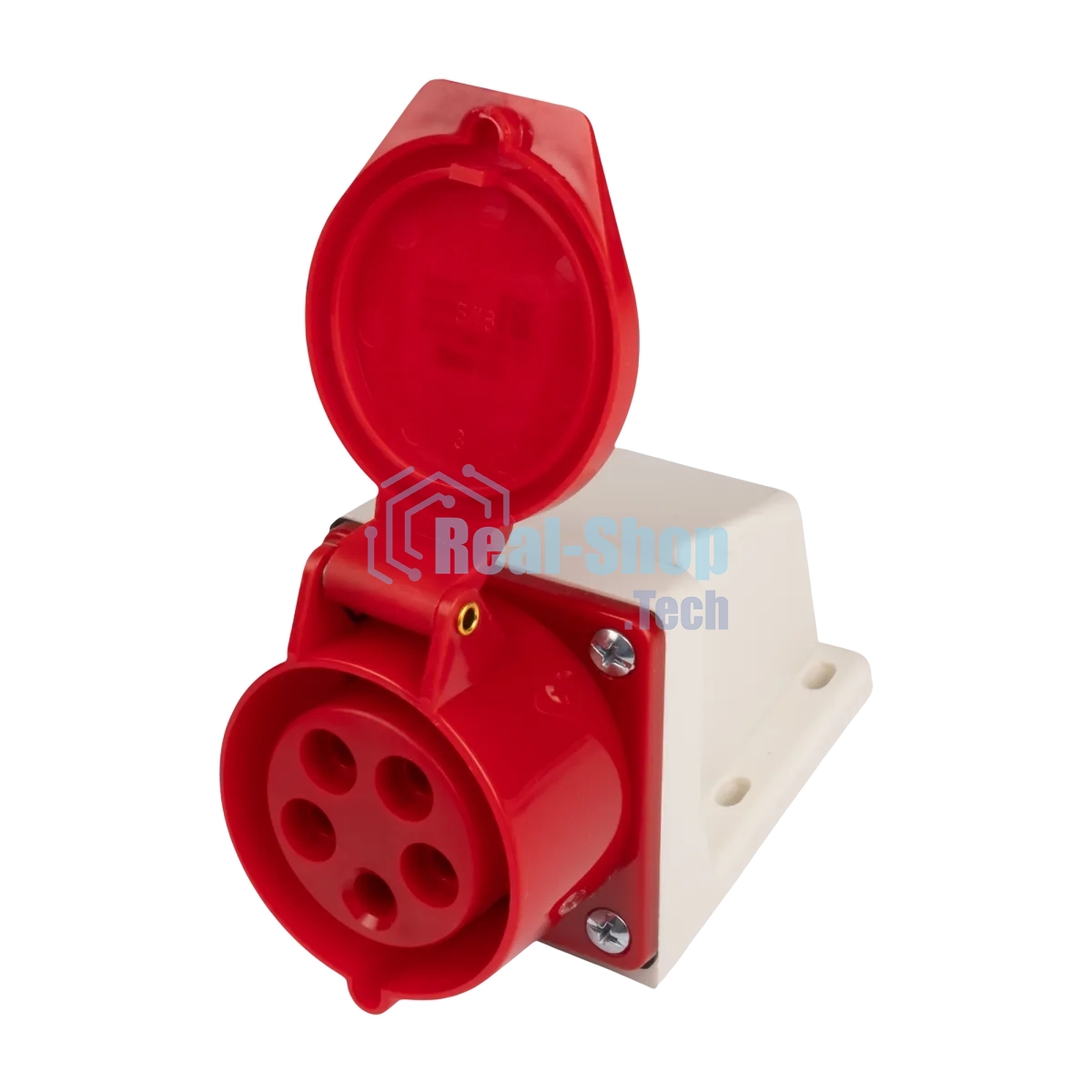 Розетка стационарная для наружной установки PPC 115 3Р+РЕ+N 16А 380В IP44 Jazzway