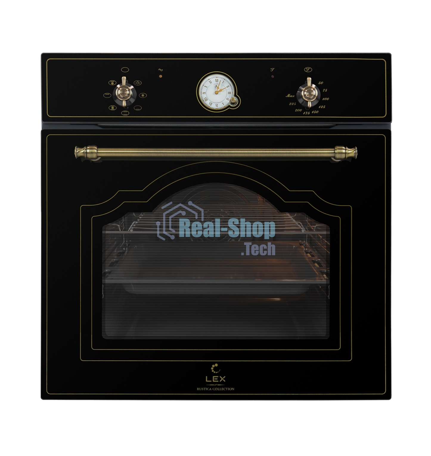 Духовой шкаф Электрический LEX EDM 6070С BL черный, встраиваемый