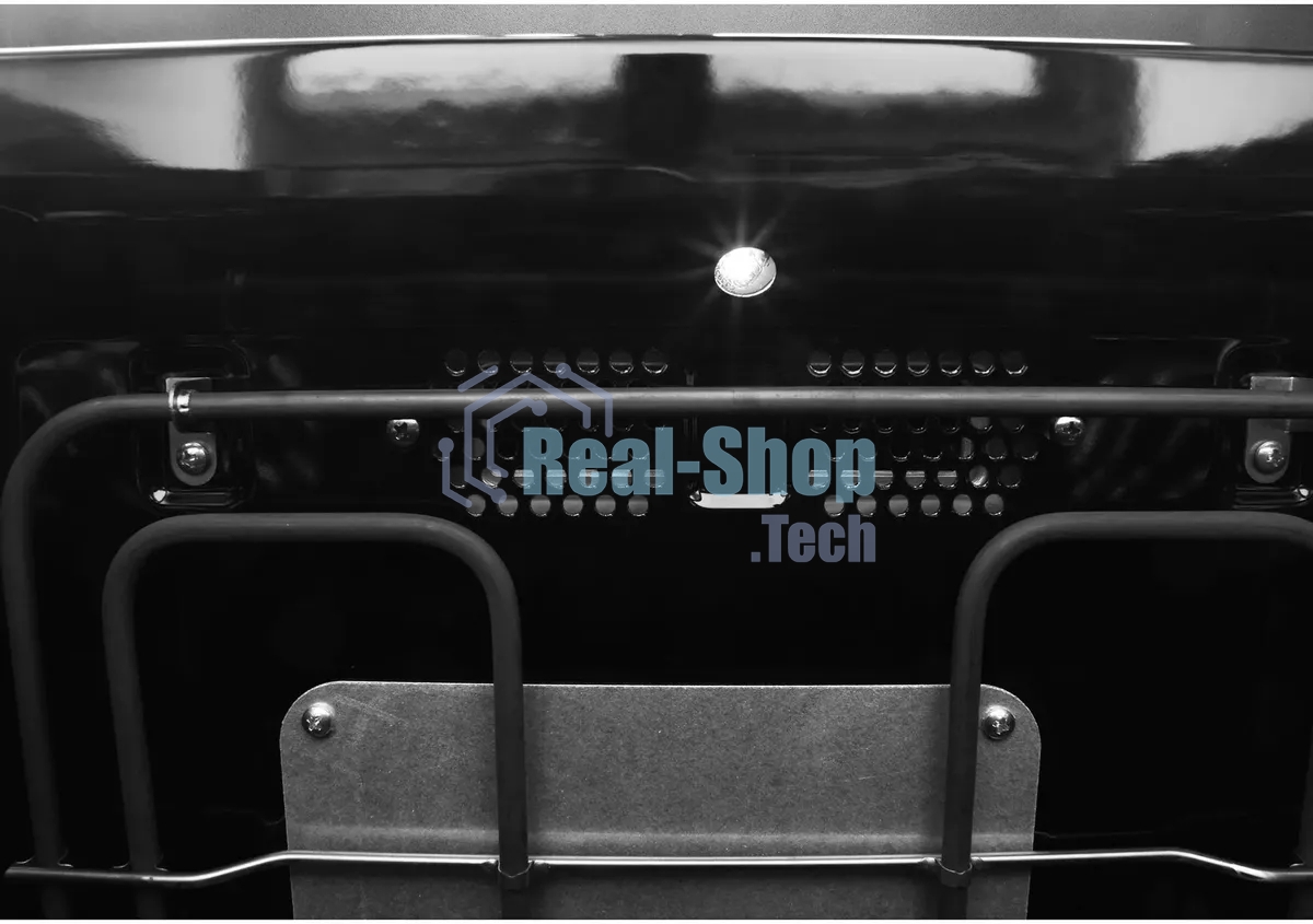 Духовой шкаф электрический Hyundai HMEO 6780 DX черное стекло/серебристый