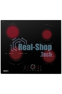 Электрическая варочная панель DeLonghi VITTORIO 2E1F CR Hi Light, независимая, черный