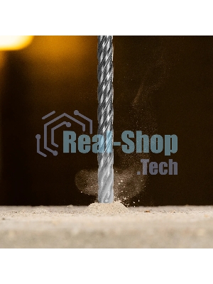 Бур по бетону Denzel цельная крестовая пластина, 10x215 мм, SDS PLUS