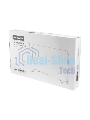 Конвектор электрический Rexant 60-0095 белый, 2000 Вт, 25 м2, термостат