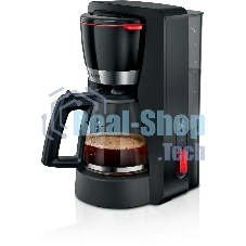 Кофеварка капельная Bosch TKA4M233, черный, тип кофе молотый, 1.4 л, 1200 Вт Кофеварка капельная Bosch TKA4M233, черный, тип кофе молотый, 1.4 л, 1200 Вт