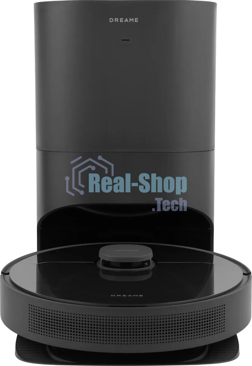 Робот-пылесос Dreame RLS6AD D10S Plus черный, 46 Вт, 5200 мА·ч Li-Ion, уборка сухая/влажная, пылесборник контейнер 0.4 л