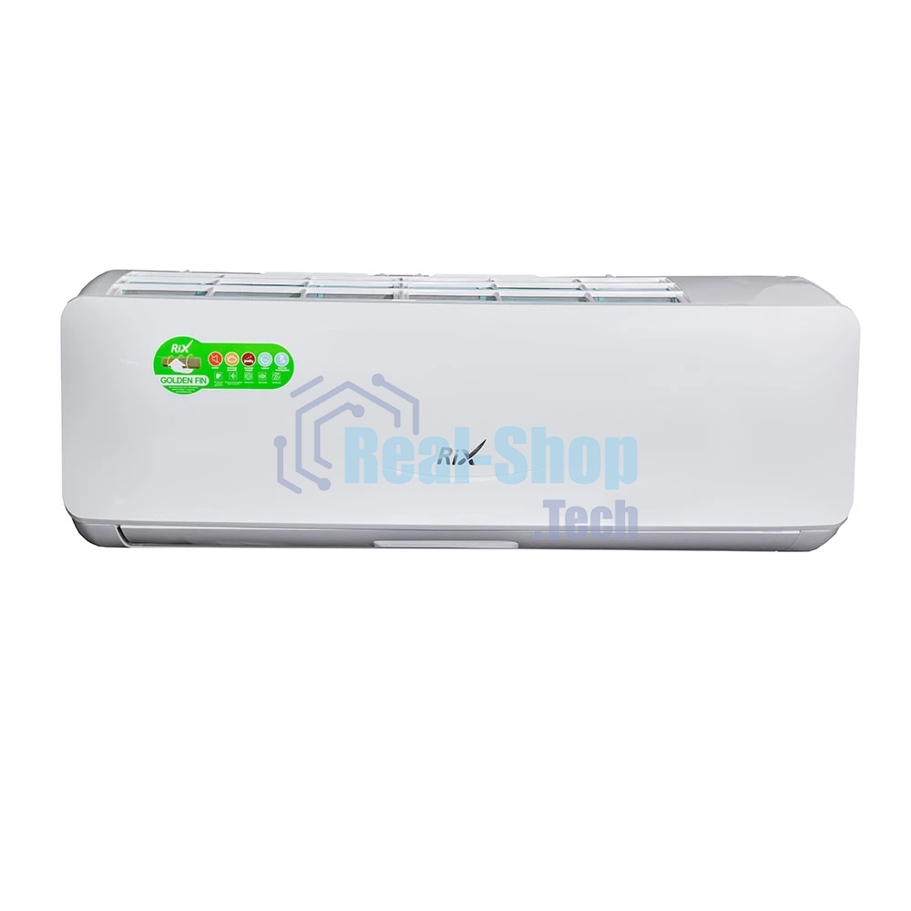 Кондиционер сплит-система настенного типа RIX LITE I/O-W12MB 12000 BTU, 32 м², 28 дБ, охлаждение, обогрев, осушение, белый