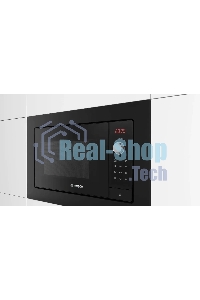 Микроволновая печь встраиваемая Bosch BEL653MB3 черный, 25 л, 800 Вт, переключатели - поворотный механизм/сенсор