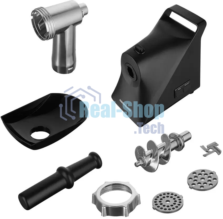 Мясорубка электрическая Redmond RMG-1236 черный, 1340 Вт