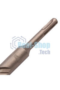 Бур по бетону Denzel двойная спираль, Cobalt W-tip, 22x600 мм, SDS PLUS