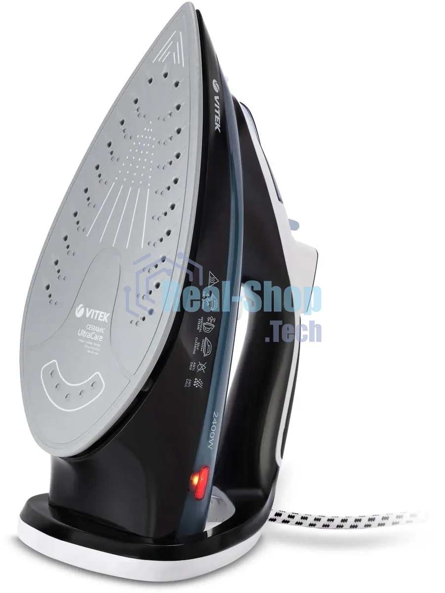 Утюг Vitek VT-8304 2400 Вт черный/белый/синий