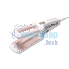 Щипцы для завивки волос Galaxy Line GL4667 белый/бежевый, 10 мм, 180 °C, 1 режим