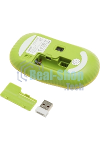 Комплект клавиатура + мышь Acer OCC205 беспроводной USB, 1200 dpi, зеленый/желтый