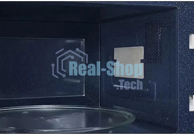 Микроволновая печь встраиваемая Samsung MS23A7013AT/BW серебристый/черный, 23 л, 1150 Вт, переключатели - кнопки