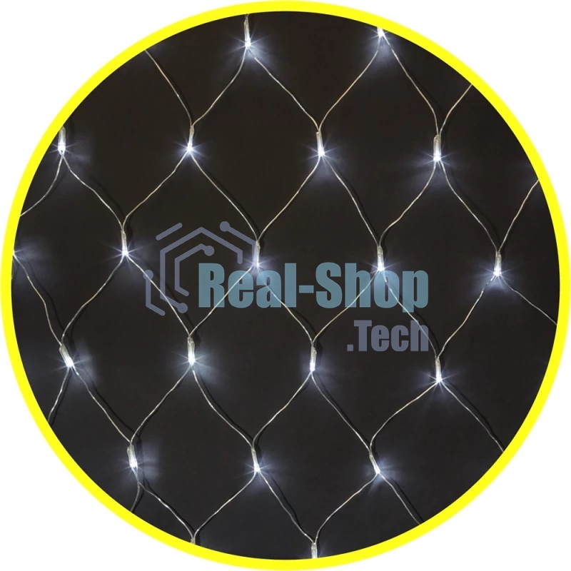 Гирлянда Navigator NGF-N01-156CW-12-1.5x1.5m-230-TR-IP20