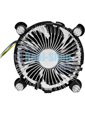 Кулер KingPrice KPAC-65-PWM3 92x92x25мм Soc-1200/1150/1151/1155 черный 4-pin 18-35dB Al 65W 140gr Ret
